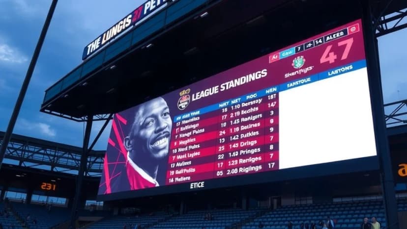 Poängställningen i Super Lig igenom säsongen